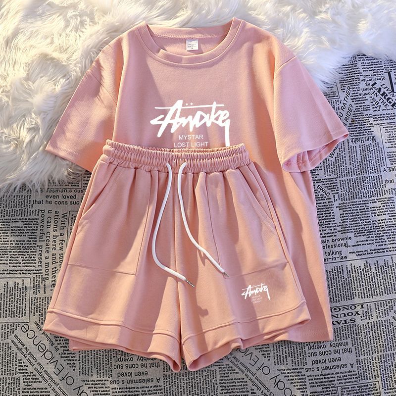 새로운 여성 플러스 사이즈 세트 성인 반팔 및 반바지  - T-Shirts 리뷰 및 가격