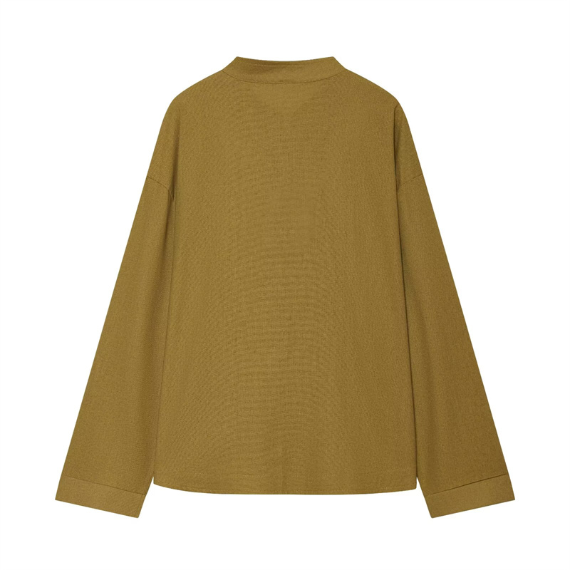 구오비오지 여성 셔츠 2026년 초가을 신상 레트로 긴 - Mens Linen Shirt Long Sleeve 리뷰 및 가격